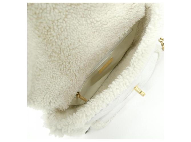 Borsa a Spalla Chanel 19 Linea AS1160 Bianco - vista 9