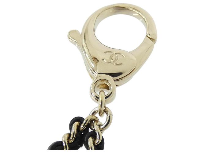 Charm per borsa Chanel in pelle nero - vista 4