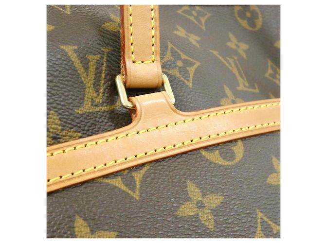 Borsa a Spalla Louis Vuitton Monogram Coussin GM M51141 Marrone - vista 5