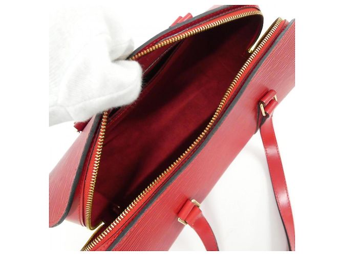 Borsa a mano Soufflot Epi Louis Vuitton Rosso - vista 10