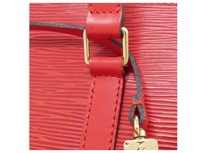 Borsa a mano Soufflot Epi Louis Vuitton Rosso - vista 5