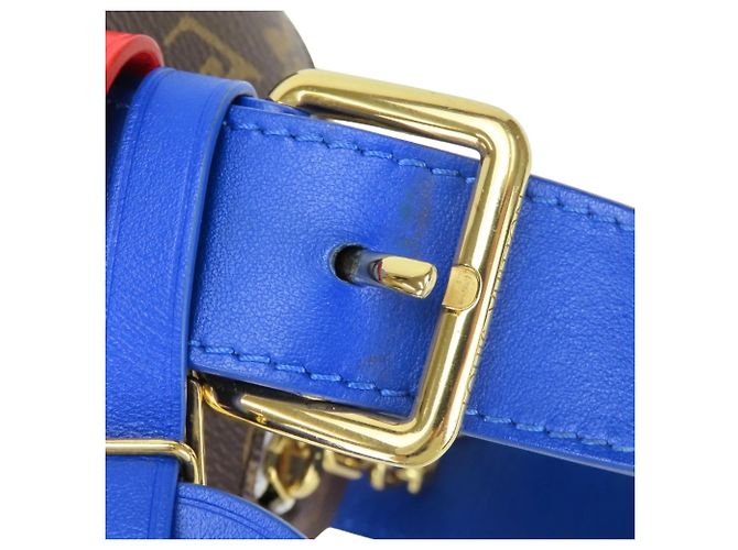 Borsa Louis Vuitton NBA Cloakroom Drop Kit Marrone Blu - vista 15
