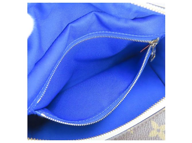 Borsa Louis Vuitton NBA Cloakroom Drop Kit Marrone Blu - vista 28