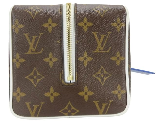 Borsa Louis Vuitton NBA Cloakroom Drop Kit Marrone Blu - vista 7