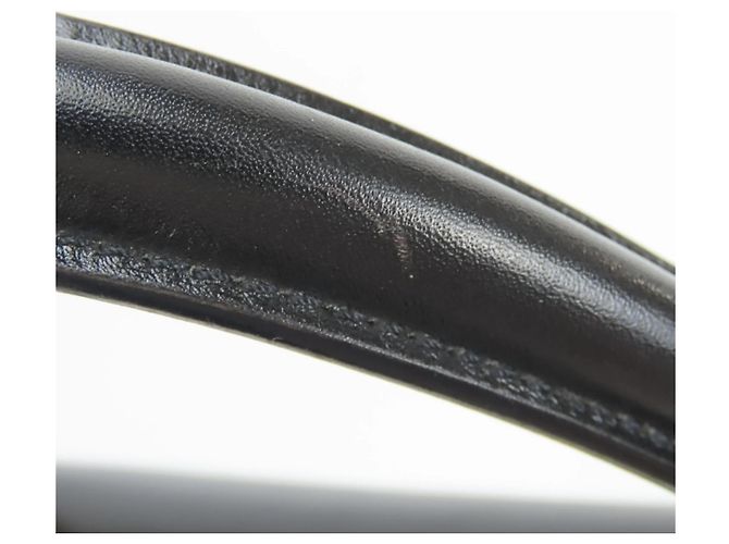 Céline Borsa in pelle nera Gancini di Celine Nero - vista 15