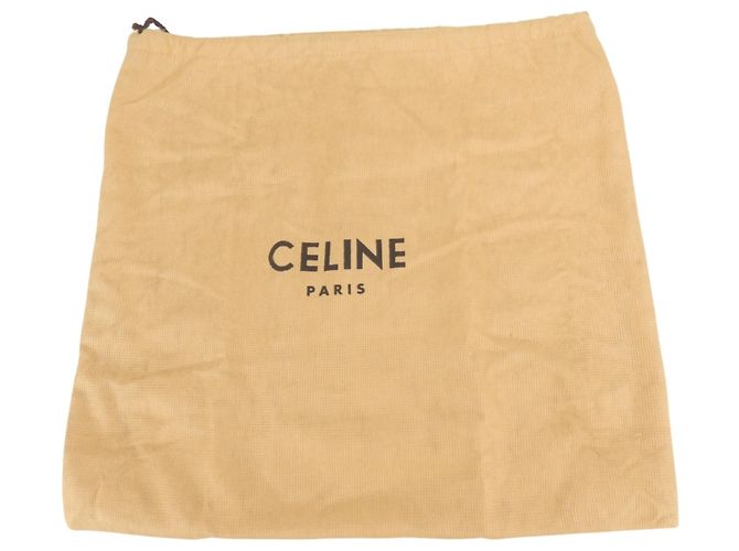 Céline Borsa in pelle nera Gancini di Celine Nero - vista 25