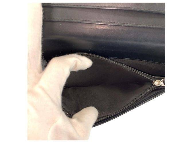 Schwarze Lederbörse Chanel Coco Mark - Ansicht 5