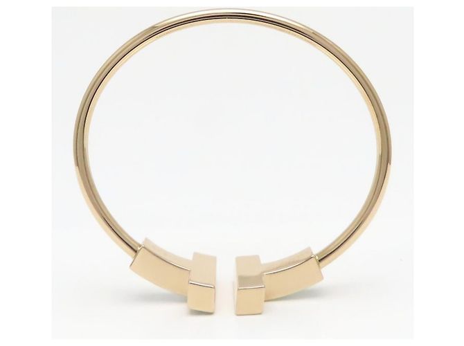 Tiffany & Co Bracciale Tiffany T in filo d'oro rosa 18K - vista 5