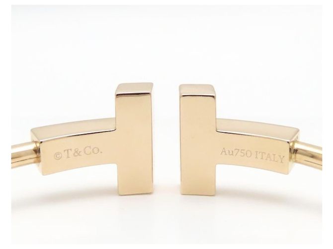 Tiffany & Co Bracciale Tiffany T in filo d'oro rosa 18K - vista 7