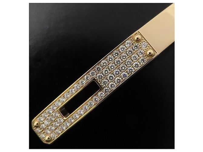 Bracciale Kelly PM di Hermès in oro rosa 18K - vista 4