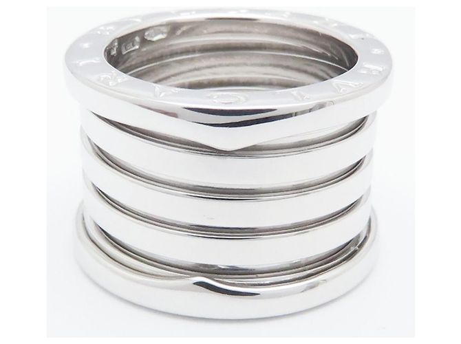 Bulgari Anello B.zero1 5 bande in oro bianco 18K Bvlgari - vista 4