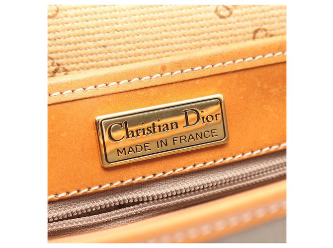 Borsa a Spalla con Logo CD Christian Dior Marrone - vista 4
