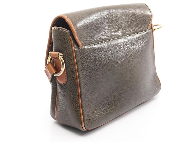 Céline Borsa a Spalla Gancini di Celine Marrone Cachi - vista 2