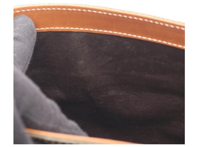 Céline Borsa a Spalla Gancini di Celine Marrone Cachi - vista 6