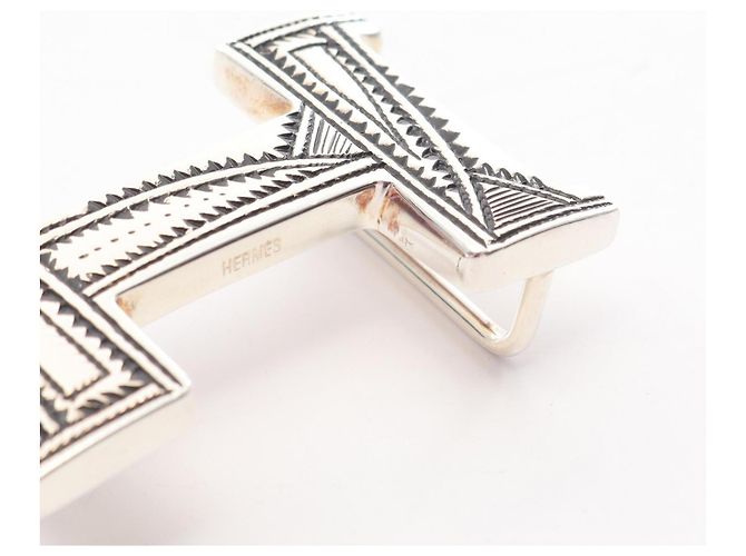 Accessorio Fibbia H Hermès Argento - vue 5