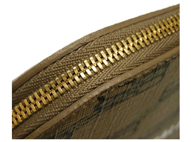 Borsa Clutch Monogramma BB Balenciaga Marrone Beige - vista 11