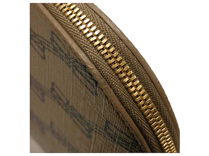 Borsa Clutch Monogramma BB Balenciaga Marrone Beige - vista 12