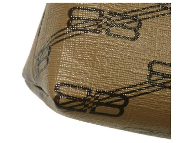 Borsa Clutch Monogramma BB Balenciaga Marrone Beige - vista 13