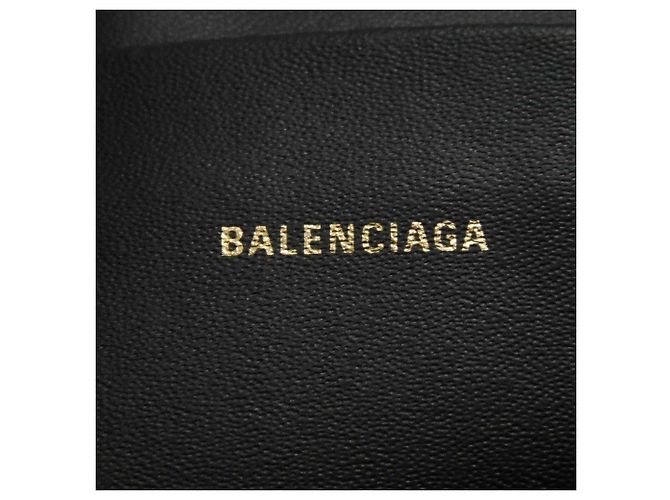 Borsa Clutch Monogramma BB Balenciaga Marrone Beige - vista 5