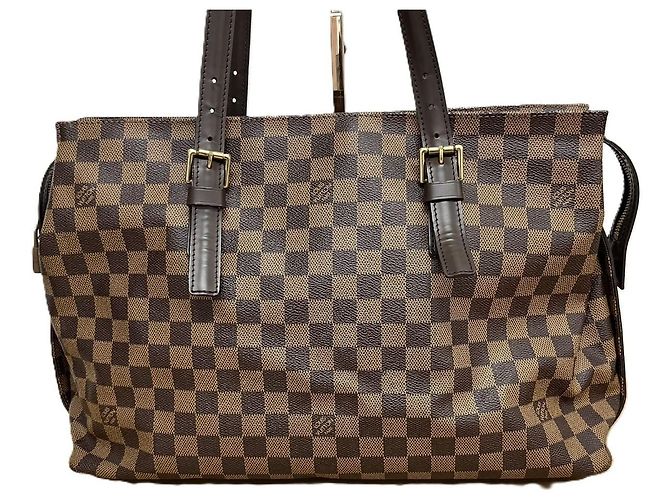Borsa a spalla Chelsea Damier Louis Vuitton Marrone Damier ebene - vista 2