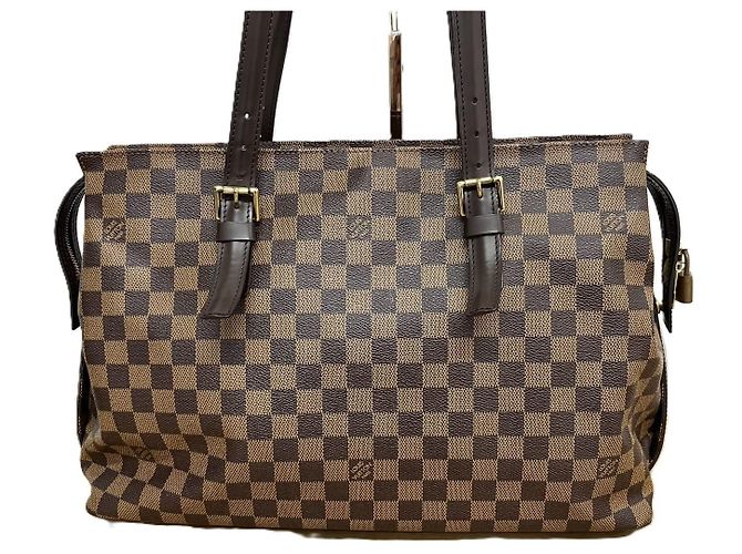 Borsa a spalla Chelsea Damier Louis Vuitton Marrone Damier ebene - vista 3