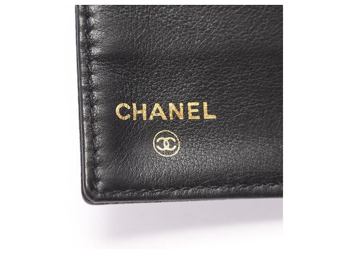 Timeless Chanel Coco Mark Bifold Langbörse in Schwarz - Ansicht 5