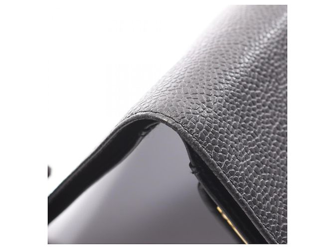 Timeless Chanel Coco Mark Bifold Langbörse in Schwarz - Ansicht 7