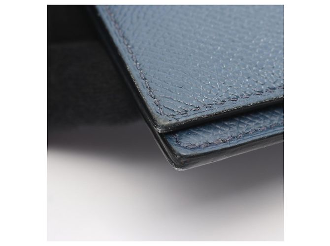 Hermès Cartera Larga de Twill Citizen Hermes Azul marino - vista 7