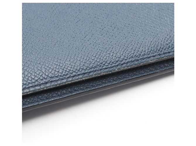 Hermès Cartera Larga de Twill Citizen Hermes Azul marino - vista 8