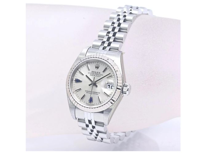 Rolex Datejust Saphir Damen Uhr - Ansicht 3