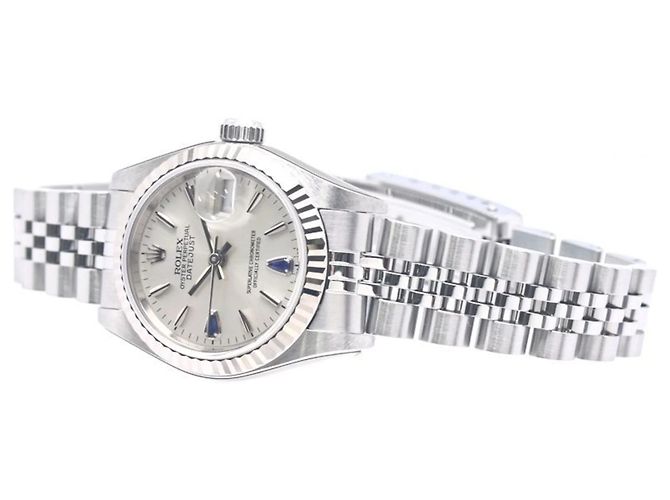 Rolex Datejust Saphir Damen Uhr - Ansicht 4