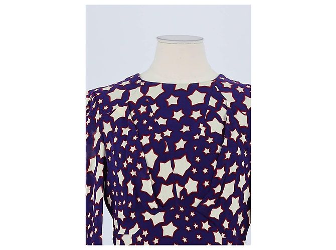 Saint Laurent Abito viola Porpora - vista 2