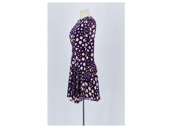 Saint Laurent Abito viola Porpora - vista 5
