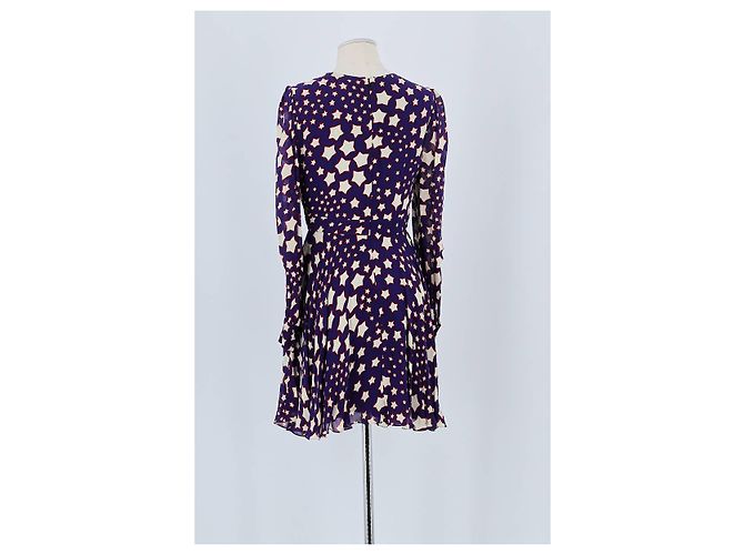Saint Laurent Abito viola Porpora - vista 6