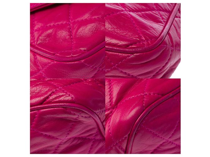 Camera Borsa in Pelle Rosa CHANEL - 103398 - vista 11