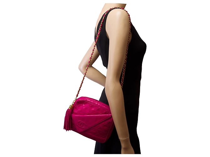 Camera Borsa in Pelle Rosa CHANEL - 103398 - vista 12