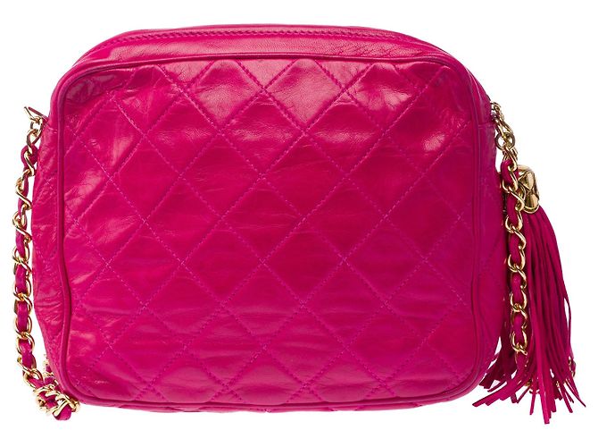 Camera Borsa in Pelle Rosa CHANEL - 103398 - vista 3