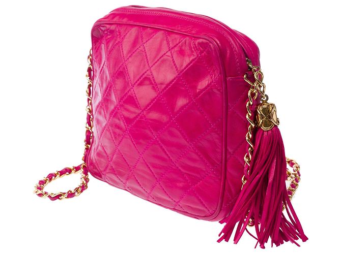 Camera Borsa in Pelle Rosa CHANEL - 103398 - vista 5