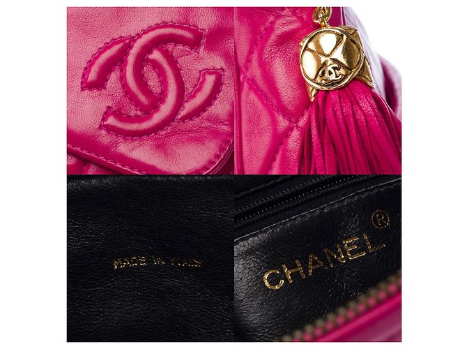 Camera Borsa in Pelle Rosa CHANEL - 103398 - vista 6