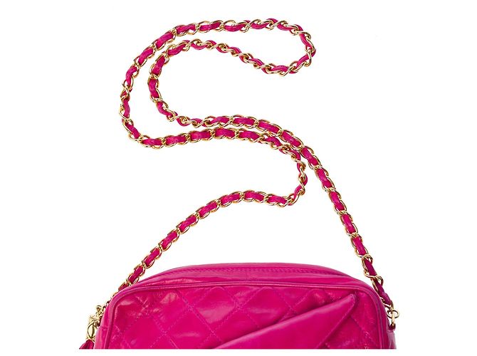 Camera Borsa in Pelle Rosa CHANEL - 103398 - vista 9