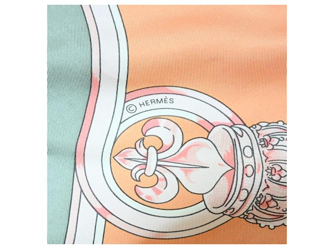 Hermès Sciarpa in seta da donna Hermes Carre Geant 140 CAVALC Multicolore - vista 7
