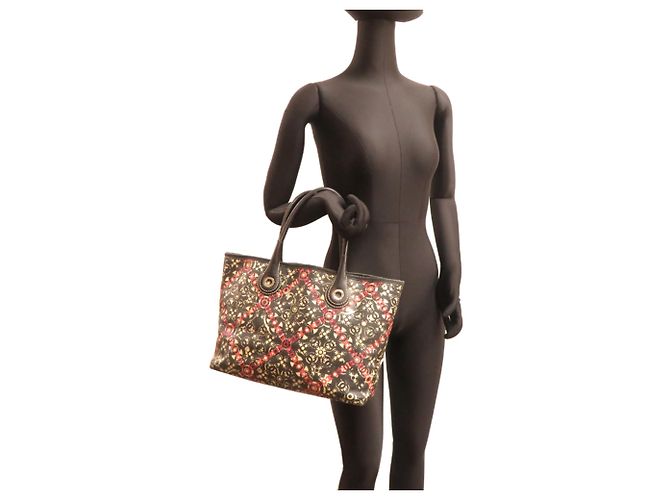 Borsa tote da viaggio per donne Chanel Coco Nero Multicolore - vista 8