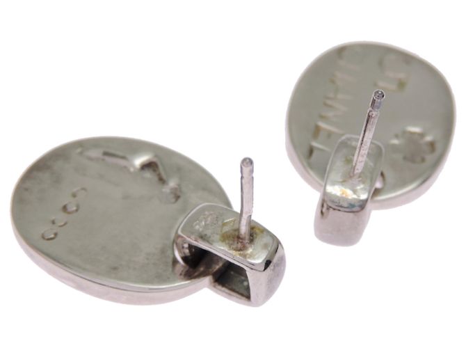 Orecchini Chanel Clover No. 5 per donne, in argento sterlingo 925 - vista 5