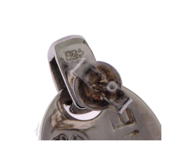 Orecchini Chanel Clover No. 5 per donne, in argento sterlingo 925 - vista 7