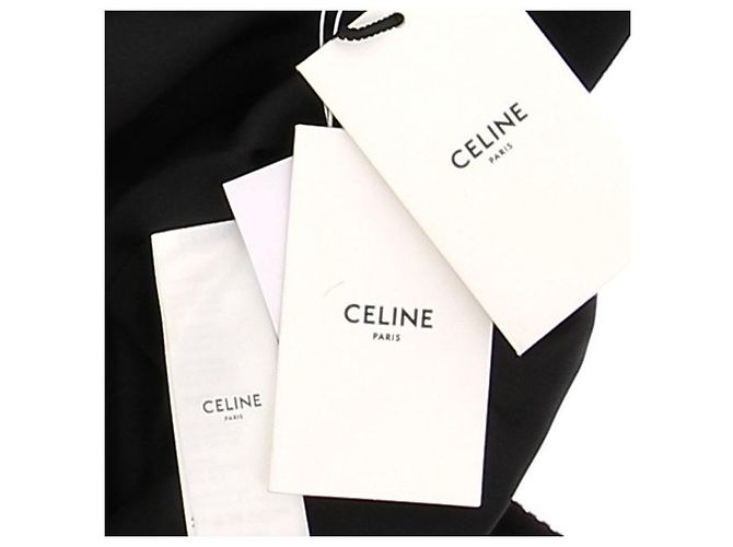 Céline Vestido largo negro de seda - vista 7
