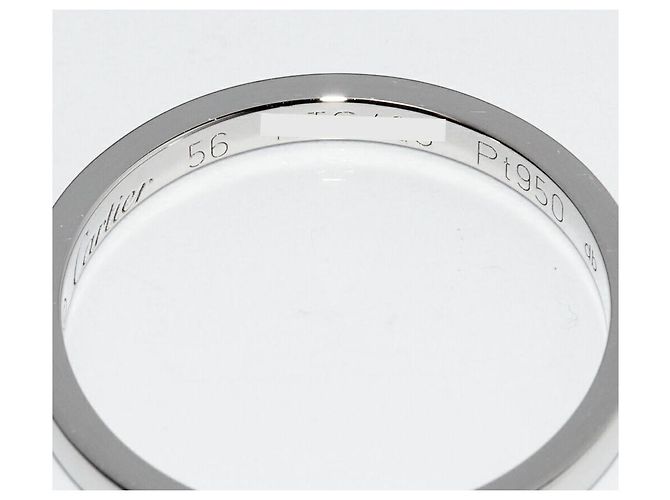 Cartier Ballerine Pt950 Ring Größe 56 Silber - Ansicht 4