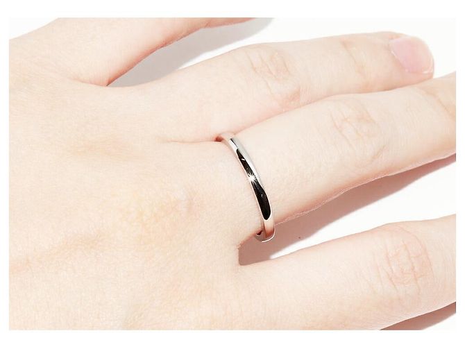 Cartier Ballerine Pt950 Ring Größe 56 Silber - Ansicht 5