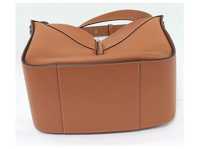 Borsa Hammock 2way in vitello classico Loewe 387.30.S35 Marrone Beige - vista 4
