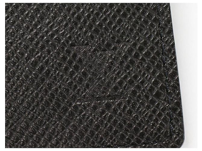 Organizer da Tasca Bifold in Taiga Louis Vuitton M30537 Nero - vista 5