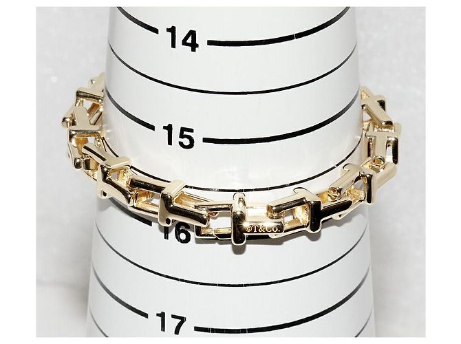 Tiffany & Co Bracciale Catena Tiffany T Au750 D'oro - vista 2
